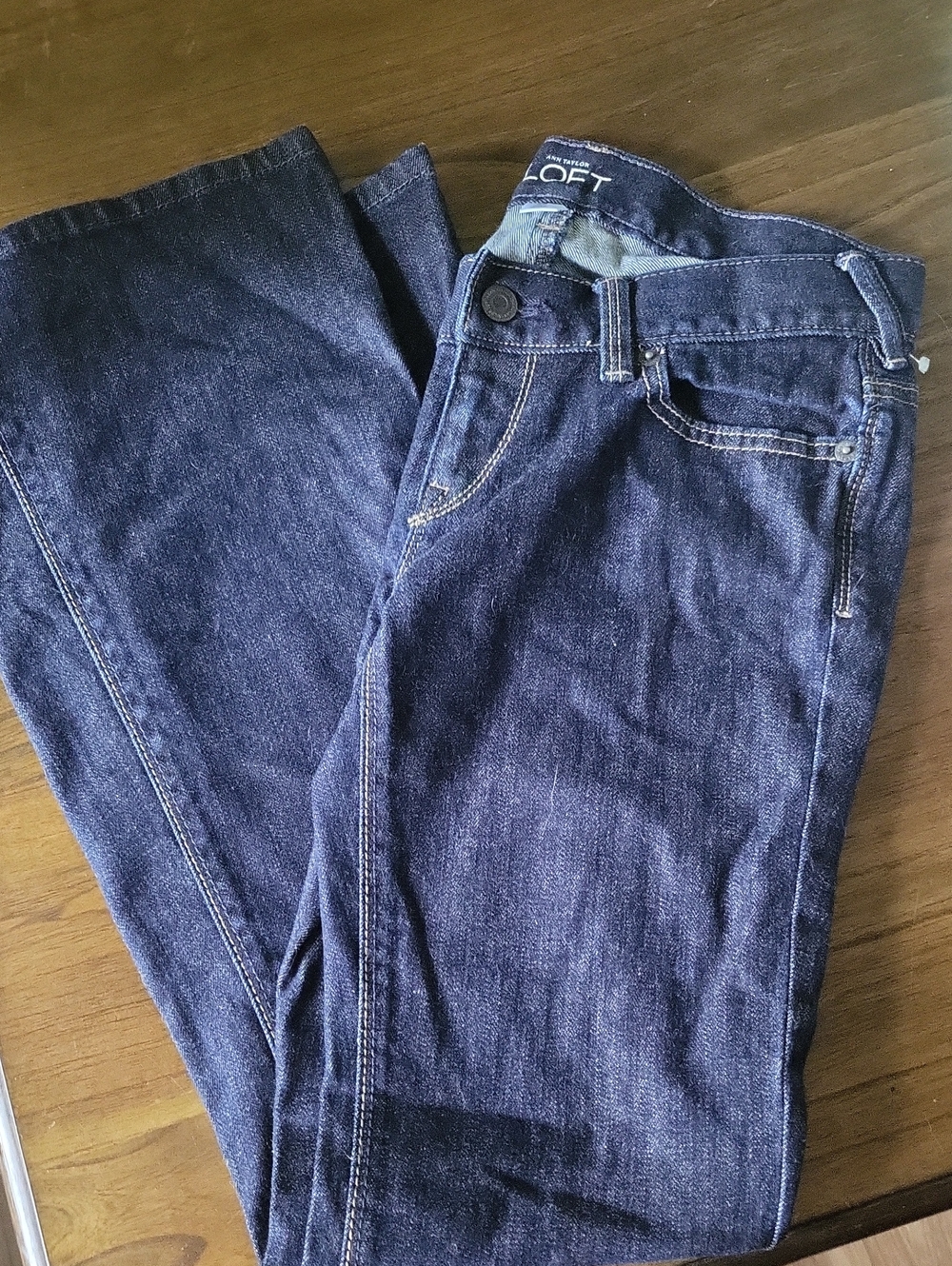 LOFT Men's Indigo Bootcut Jeans